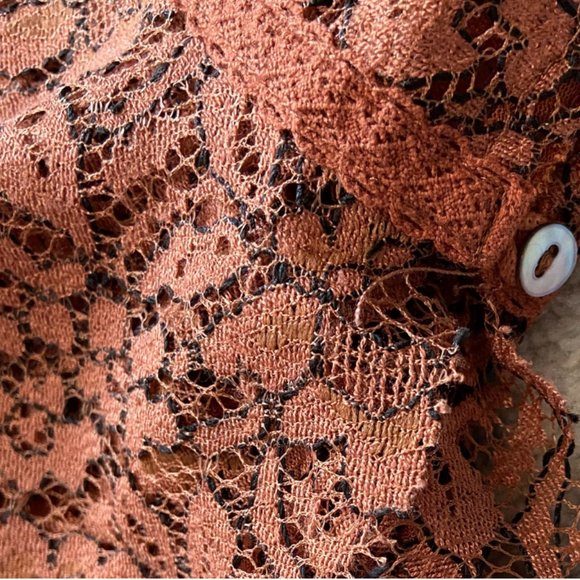 Free People Tell Tale Lace Tunic Dress Size Small Petite - Picture 7 of 11